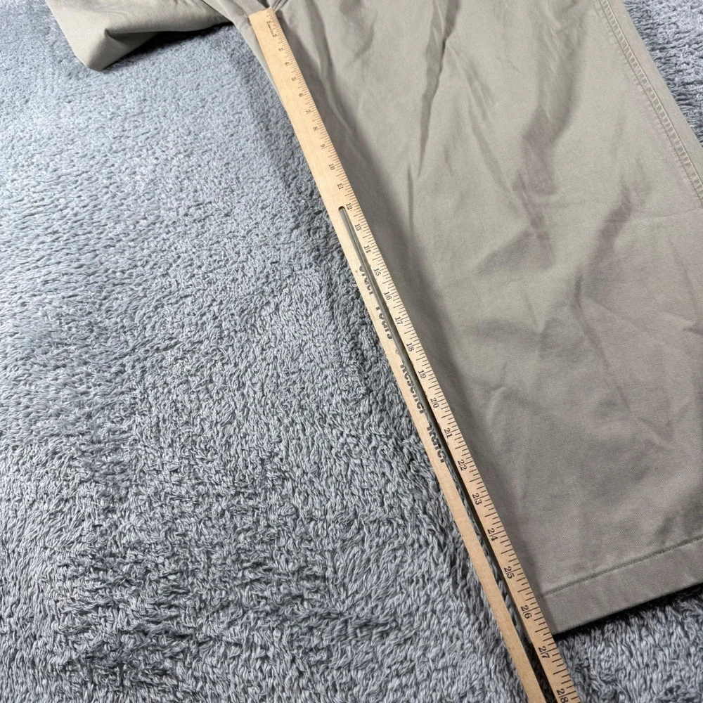 VTG Polo Ralph Lauren Chino Pants Mens 42x32 (42x27) Tan Andrew Pleated Baggy